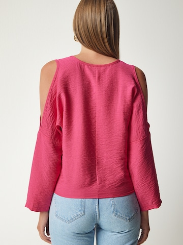 Bluză de la Happiness İstanbul pe roz