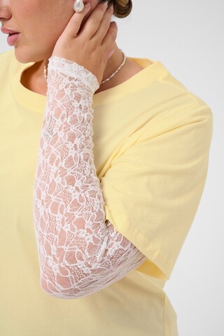 KAFFE CURVE Shirt in Yellow