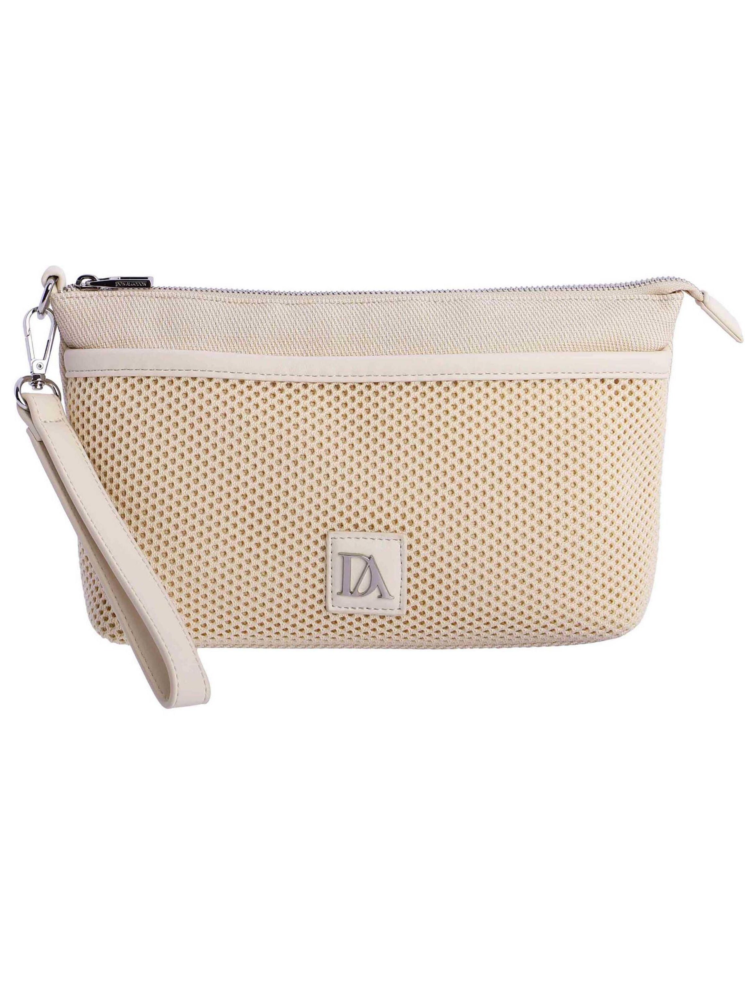 Don Algodon - Bolso de mano 'Sunray' en blanco: frente