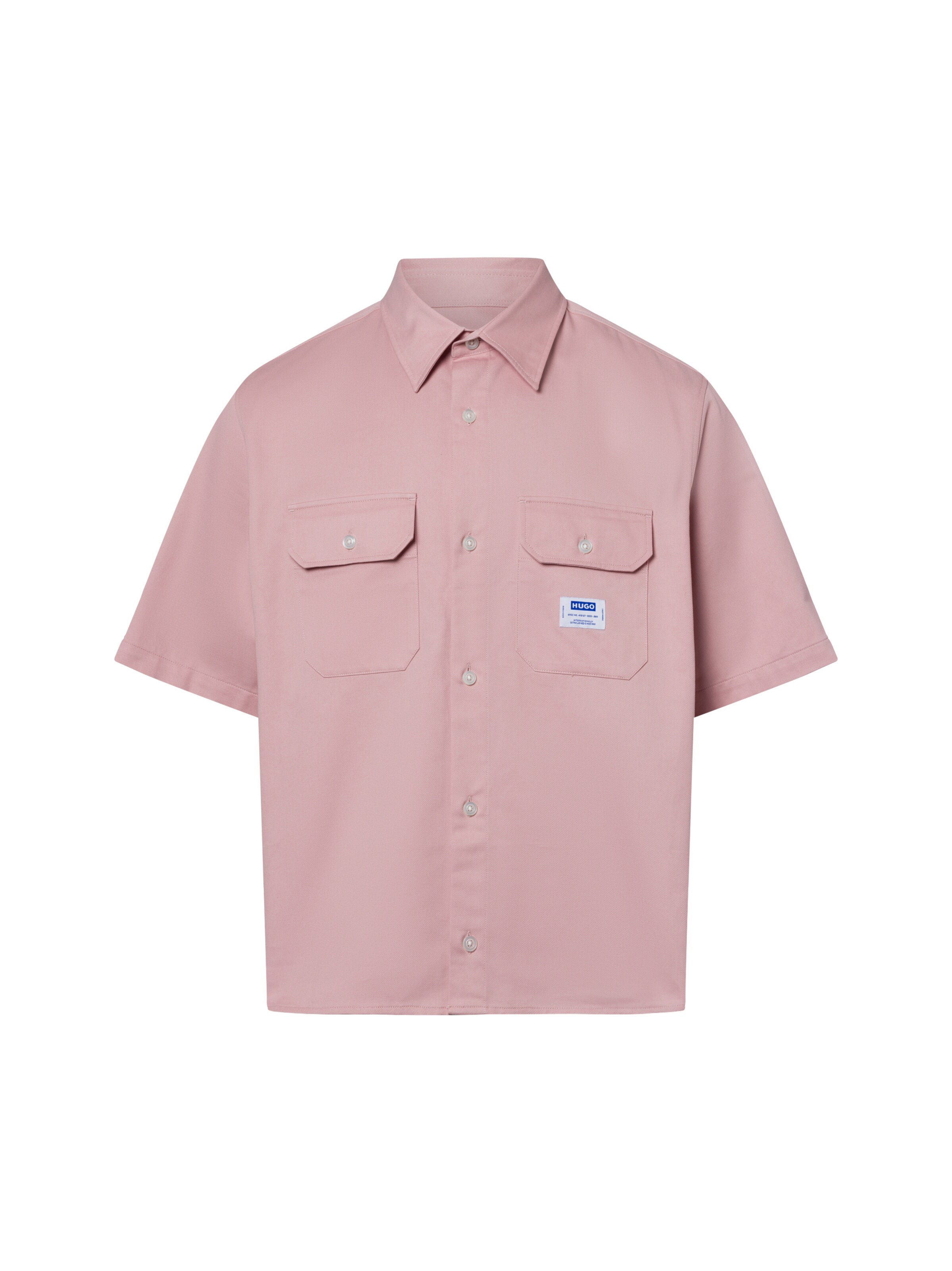 HUGO Regular fit Button Up Shirt 'Ekyno' in Pink: front
