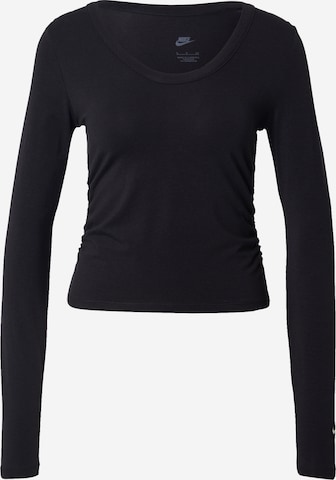 Nike SportswearMajica - crna boja: prednji dio