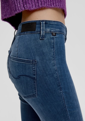 Skinny Jean 'Sadie' QS en bleu