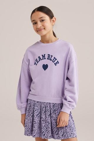 WE Fashion Платье в Лиловый: спереди