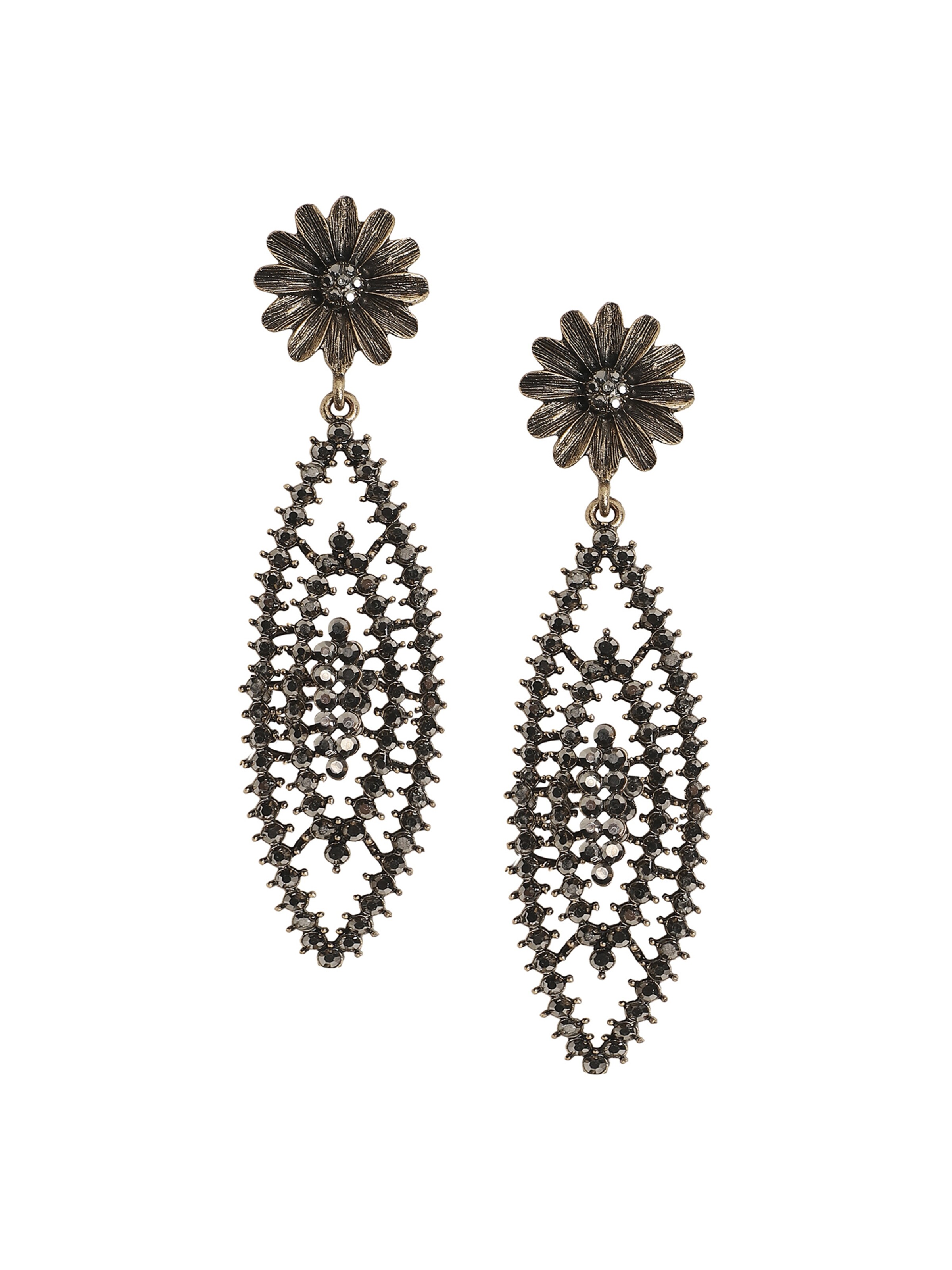 SOHI Ohrringe ' Letty ' in Gold: Vorderseite