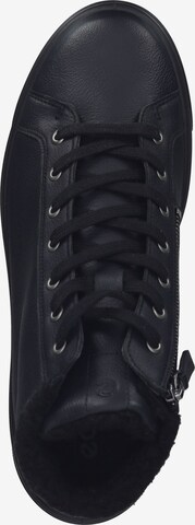 ECCO High-Top Sneakers in Black