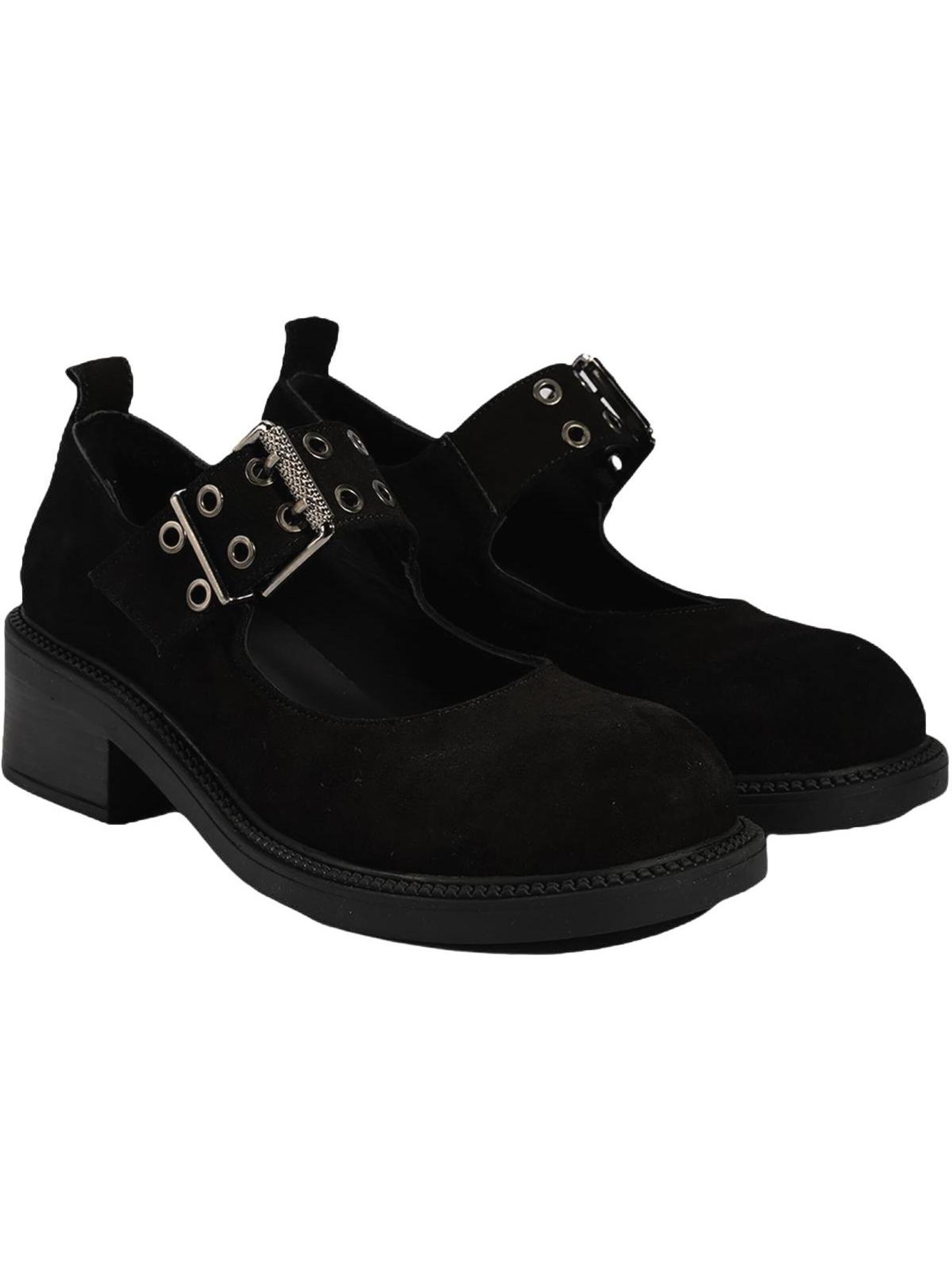Desa - Zapatillas 'Slip-Ons' en negro: frente