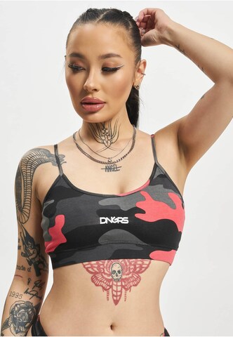 Dangerous DNGRS Bustier BH 'Trust ' in Schwarz: Vorderseite