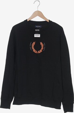 Fred Perry Sweatshirt & Zip-Up Hoodie in XL in Black: front