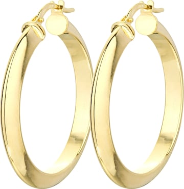 Boucles d'oreilles 'Creolen aus 375 Gelbgold' Vanlere en or : devant