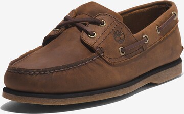 Mocassin TIMBERLAND en marron : devant