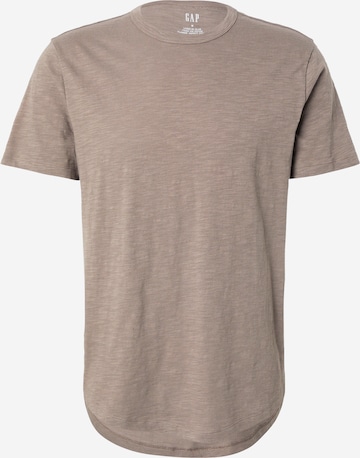 T-Shirt GAP en marron : devant