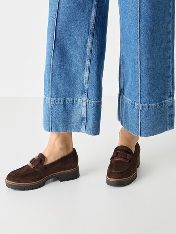 Tamaris Slip-ons in Brown: front