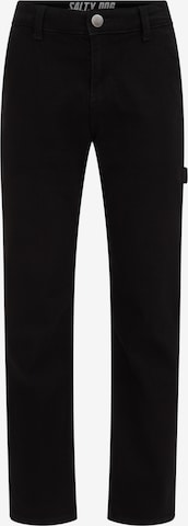 WE Fashion Regular Jeans i svart: framsida