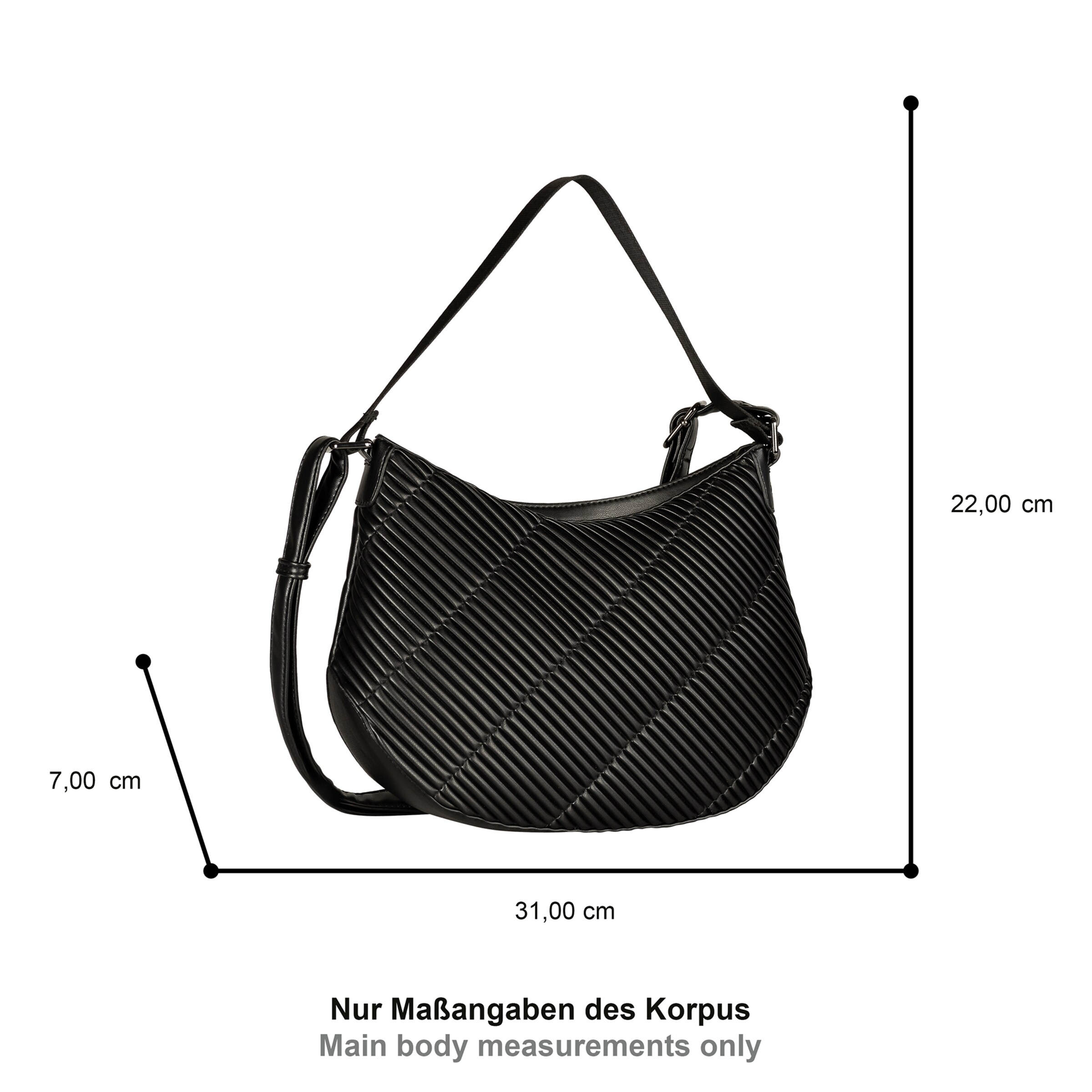 GABOR Schoudertas in Zwart