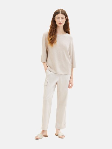 TOM TAILOR Sweater in Beige
