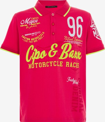 CIPO & BAXX Poloshirt in Pink: predná strana