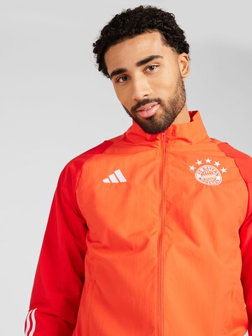 ADIDAS PERFORMANCE Präsentationsjacke Teamline FC Bayern München in Rot