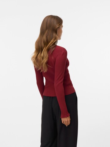 VERO MODA Trui 'VMWONDER' in Rood