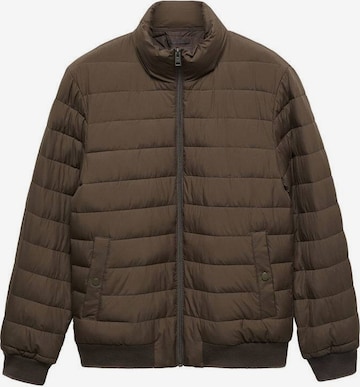 MANGO MAN Between-Season Jacket 'Borry' in Brown: front