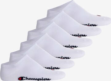 Champion Authentic Athletic Apparel Socks in White: front