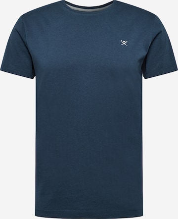 T-Shirt Hackett London en bleu : devant