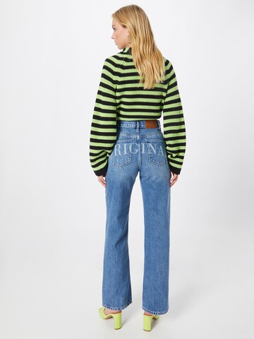 NEON & NYLON Wide Leg Jeans 'CAMILLE' i blå