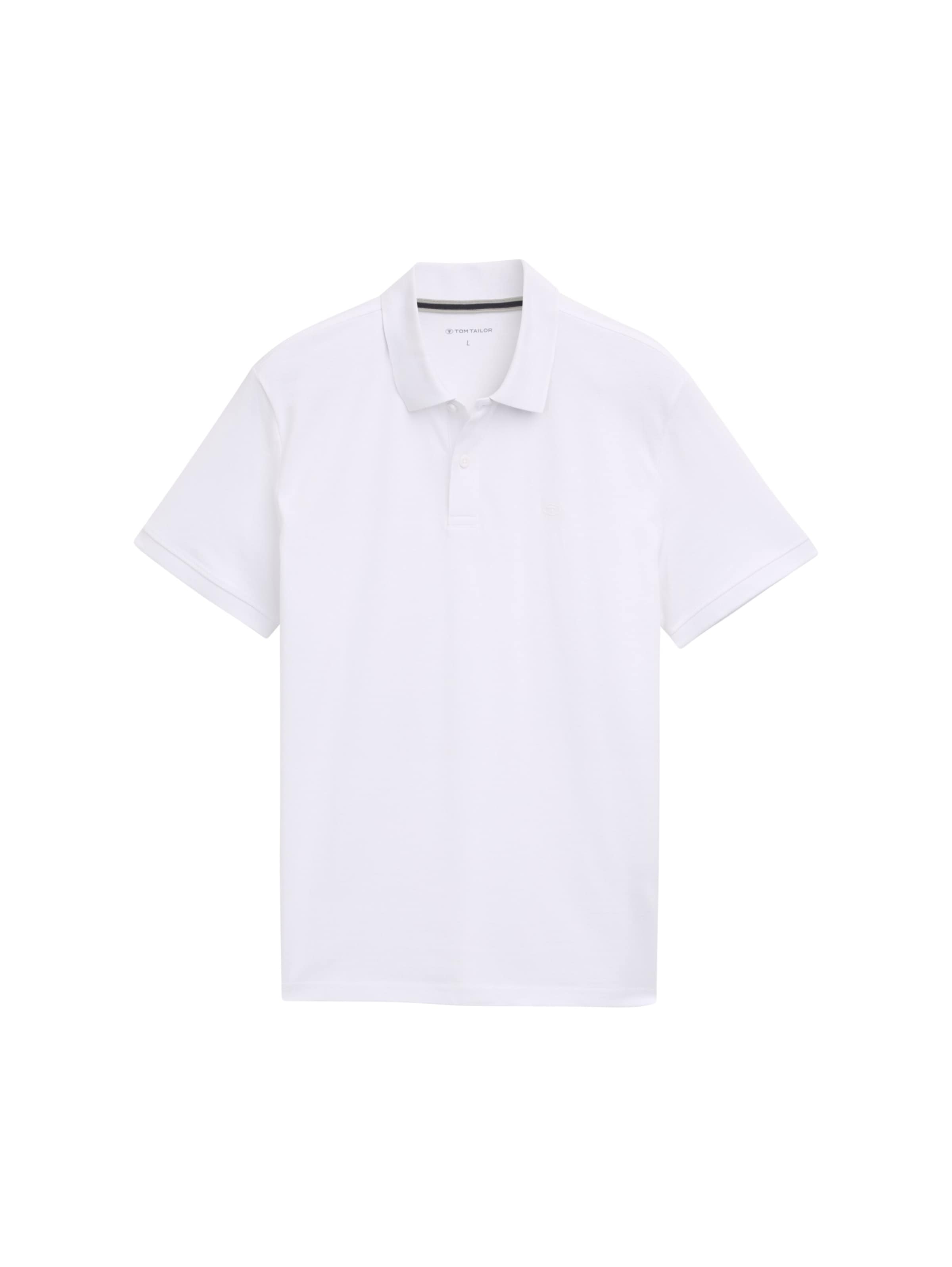 TOM TAILOR Shirt in Wit: voorkant