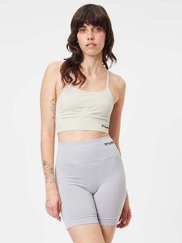 Bustino Reggiseno sportivo 'Tiffy' di Hummel in grigio: frontale