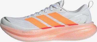 39-39,5 dydžio Bėgimo batai 'Supernova Glide' iš ADIDAS PERFORMANCE, spalva – oranžinė / sidabrinė / balta, Prekių apžvalga