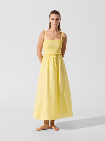 Abito da spiaggia 'Signature' di Karl Lagerfeld in giallo: frontale