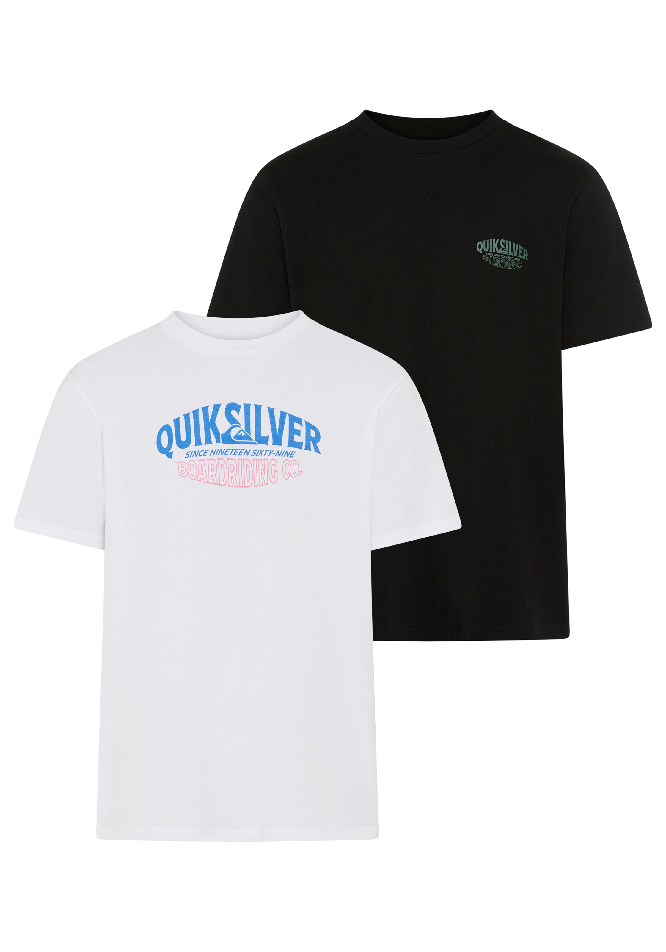 QUIKSILVER Shirt in Light blue / Light pink / Black / White, Item view