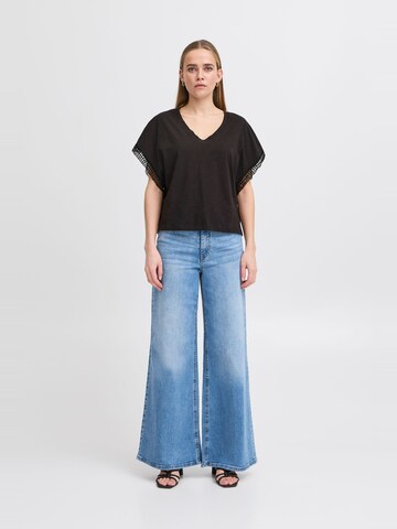 ICHI Shirt ' IHOLYA SS4 ' in Zwart