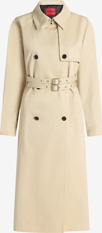 HUGO Between-Seasons Coat 'Mariane' in Beige: front