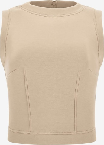 GUESS Top in Beige: front