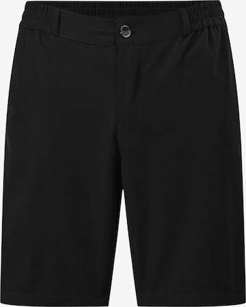 ALLTHEMEN Regular Traditional Pants 'Luftzug' in Black: front