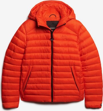 Superdry Winter Jacket 'Fuji' in Orange: front