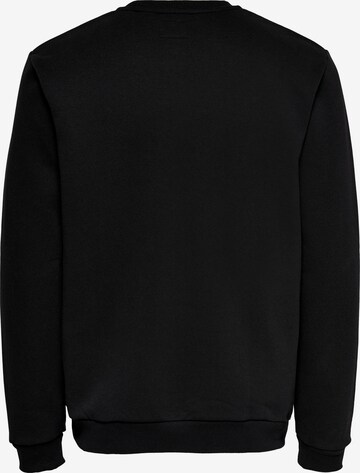Only & SonsRegular Fit Sweater majica 'Ceres' - crna boja