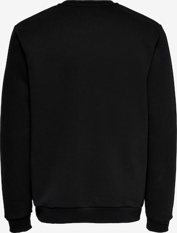 Only & Sons Regular fit Sweatshirt 'Ceres' in Black