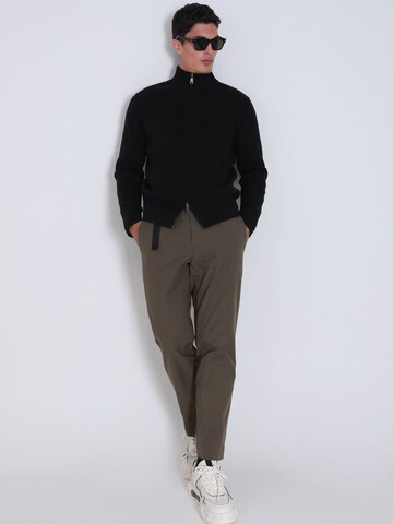 Lufian Knit cardigan in Black