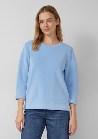 s.Oliver Sweatshirt in Blau: Vorderseite
