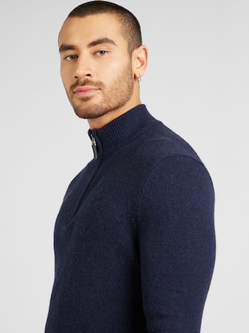 Superdry Sweter 'Essential' w kolorze niebieski