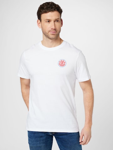 ELEMENT Koszulka 'SEAL' w kolorze biały: przód