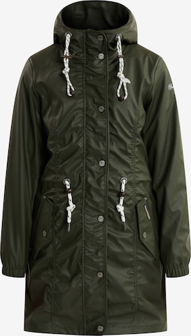 Schmuddelwedda Raincoat in Green: front