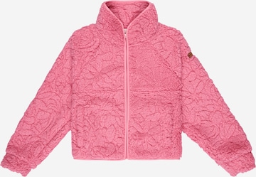 ROXY Fleece Jacket in Pink: front