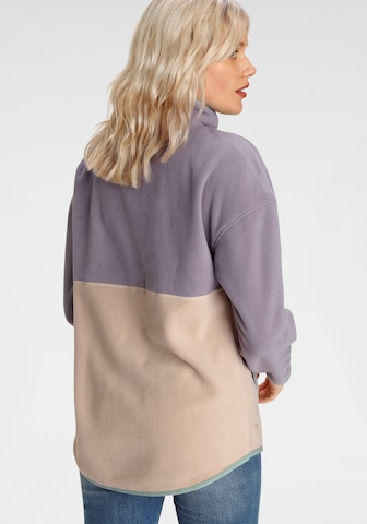 POLARINO Athletic Sweater in Beige