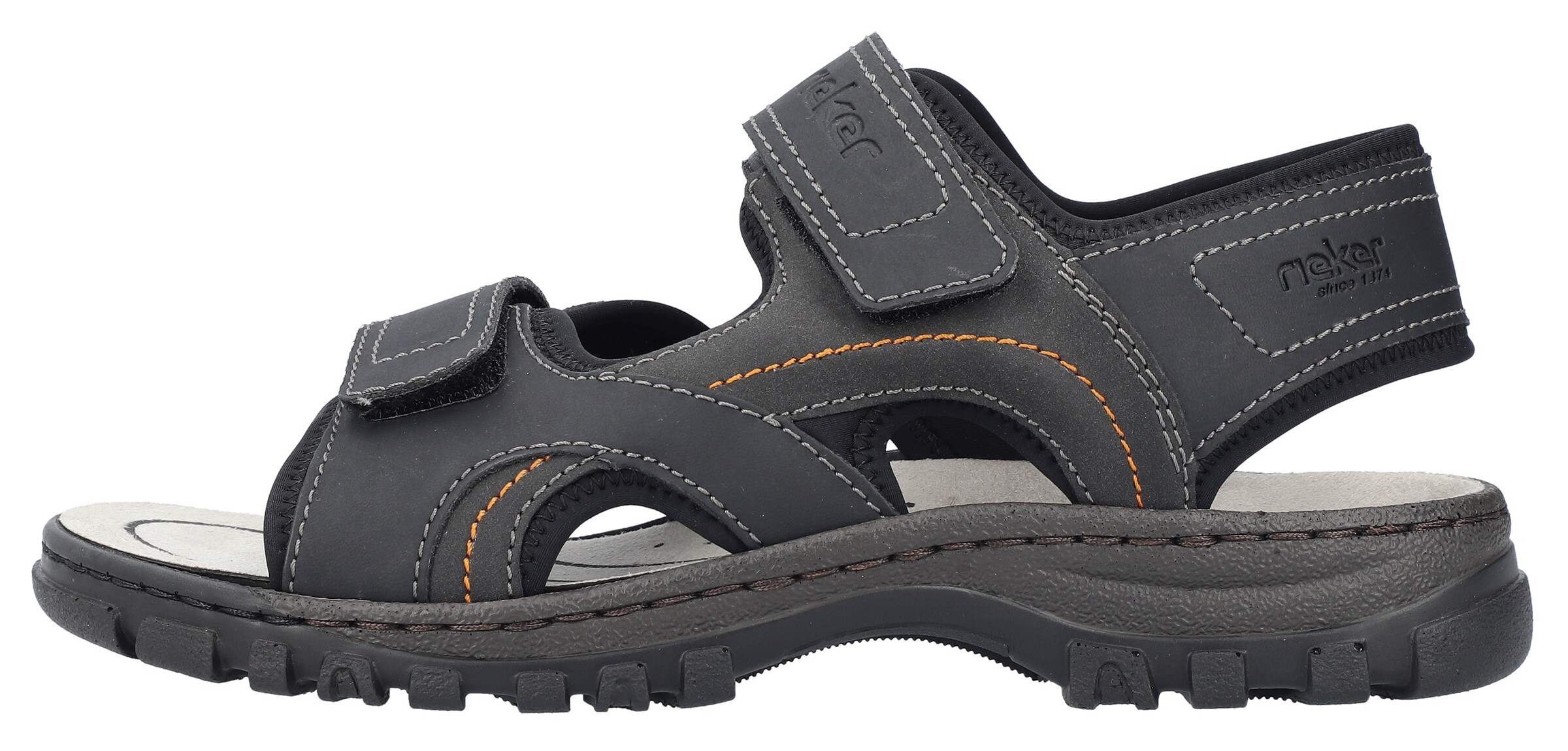 Rieker Hiking Sandals in Black