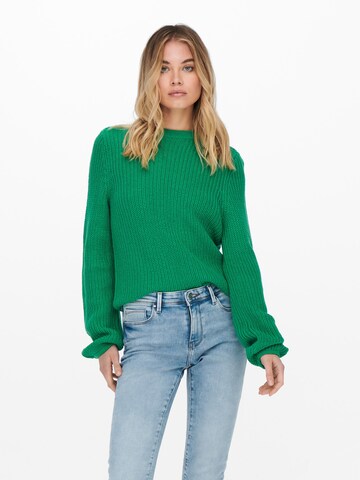 ONLY Пуловер 'MYRNA' в зелено: отпред