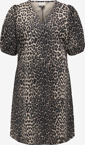 ONLY Carmakoma Kjole 'Lina' i sort: forside