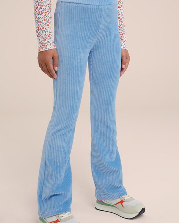 WE Fashion Flared Leggings i blå