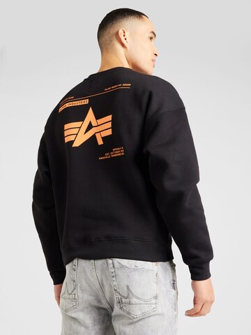 ALPHA INDUSTRIES Sweatshirt i sort